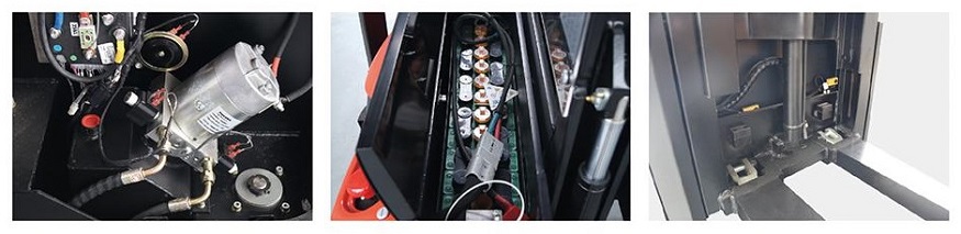 Chi tiết xe nâng điện tay cao Stacker EP ES08-WAi